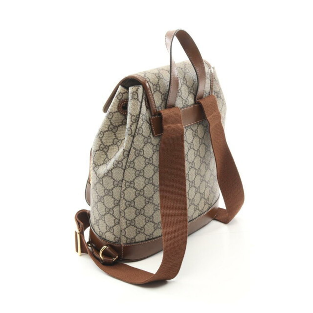 Gucci Interlocking Gg Supreme Backpack Leather Be… - image 2